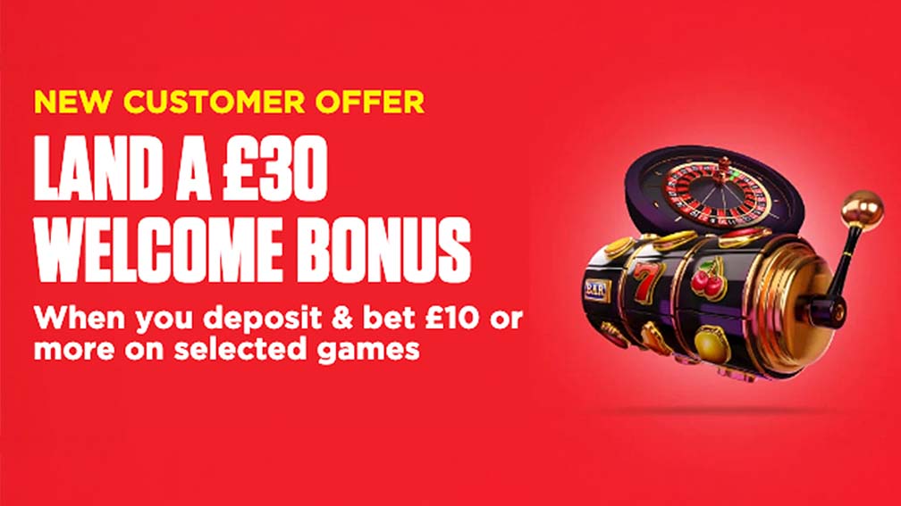 Ladbrokes Casino £30 welcome offer