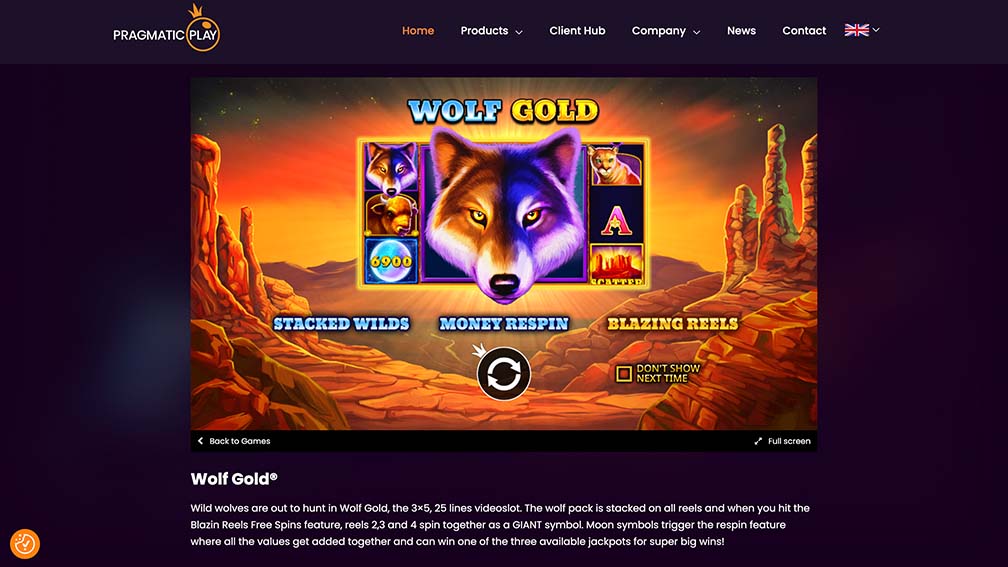Wold Gold Slot at Pragmatic Play Website