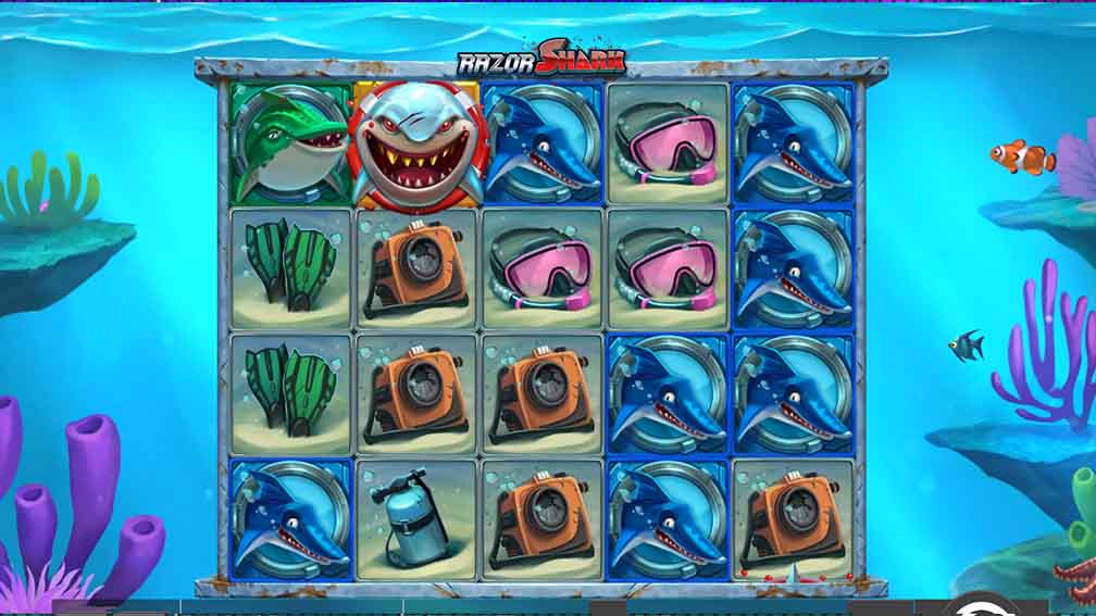 Printscreen of a win in Push Gaming Razor Shark Slot