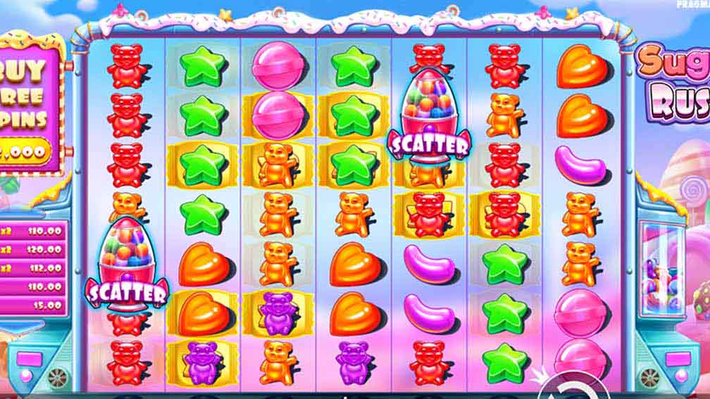 Printscreen of a Win at Pragmatic Play Sugar Rush
